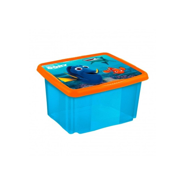 Box na hračky Hľadá sa Dory 45 l - modrý