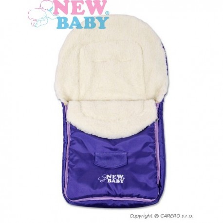 Zimný fusak New Baby Classic Wool violet