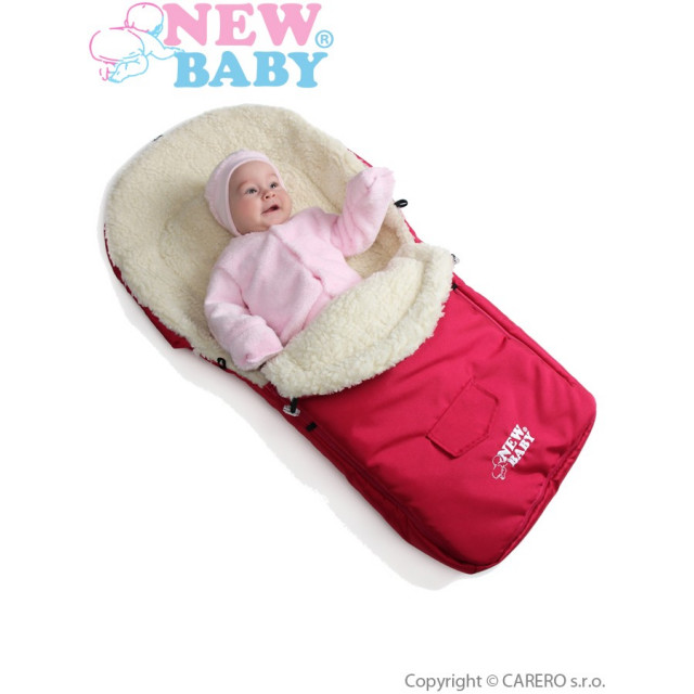 Zimný fusak New Baby Classic Wool violet