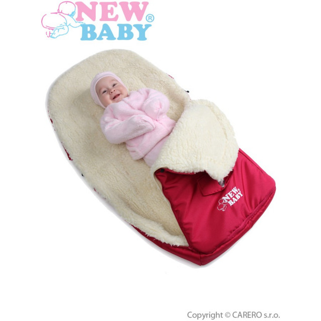 Zimný fusak New Baby Classic Wool violet