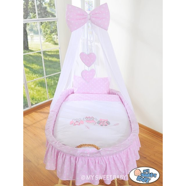 Prútený kôš pre bábätko Sovička