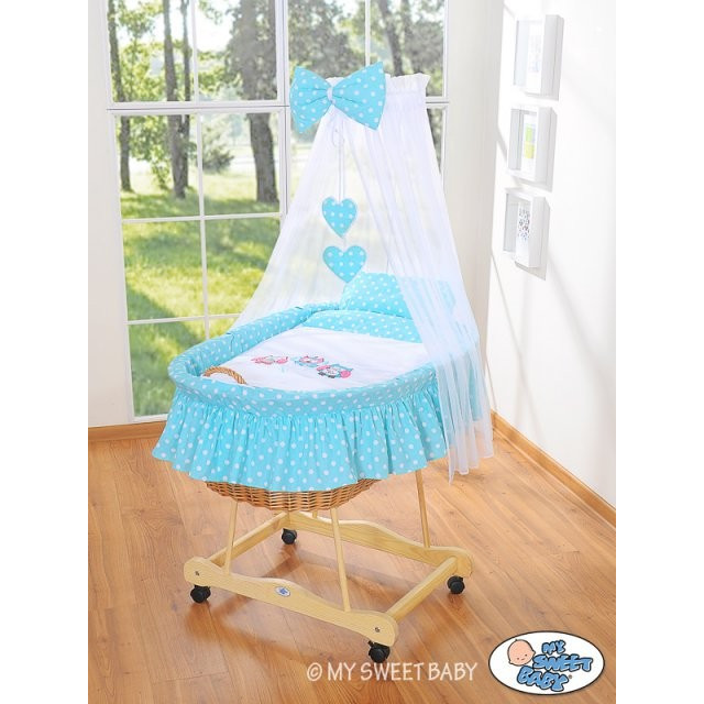 Prútený kôš pre bábätko Sovička