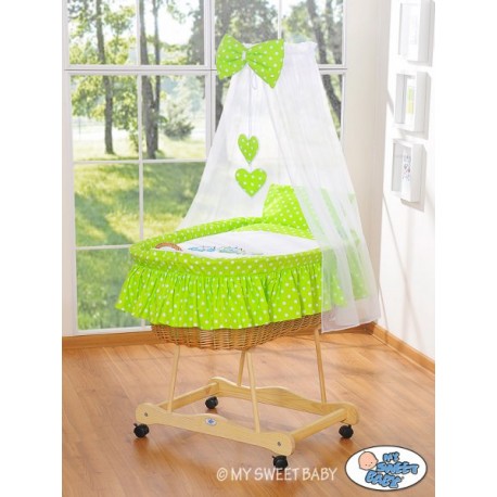 Prútený kôš pre bábätko Sovička