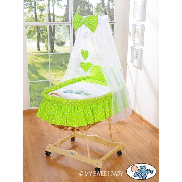 Prútený kôš pre bábätko Sovička