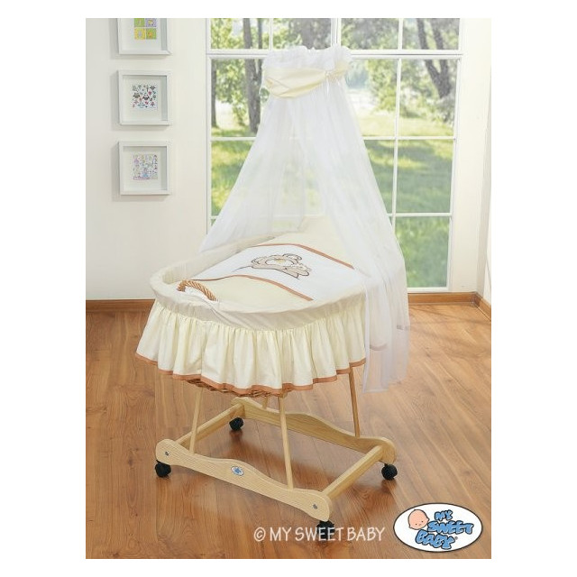 Prútený kôš pre bábätko Sovička