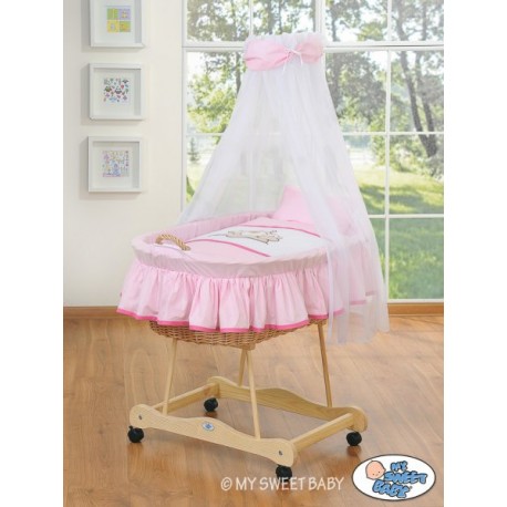 Prútený kôš pre bábätko Sovička