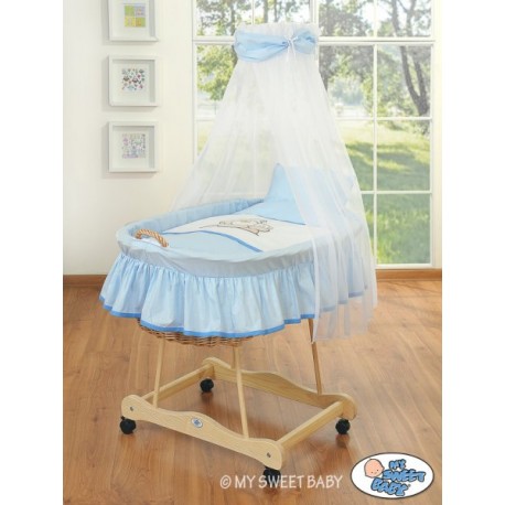 Prútený kôš pre bábätko Sovička