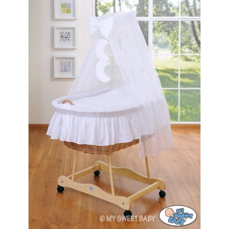 Prútený kôš pre bábätko Sovička