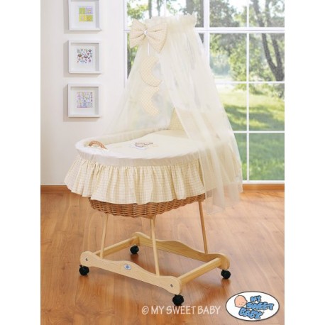 Prútený kôš pre bábätko Sovička