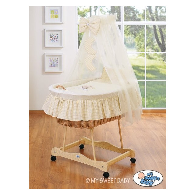 Prútený kôš pre bábätko Sovička