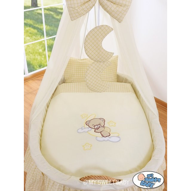 Prútený kôš pre bábätko Sovička