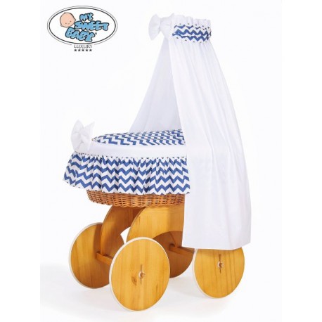 Prútený kôš pre bábätko DELUXE BELLAMY