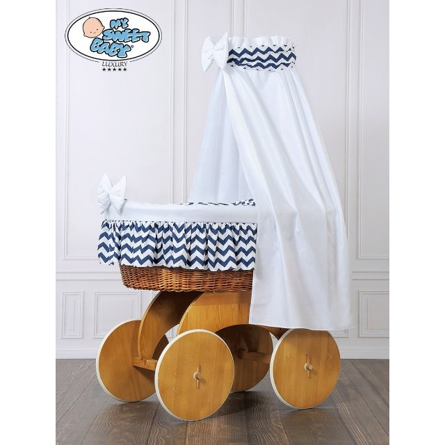 Prútený kôš pre bábätko DELUXE BELLAMY