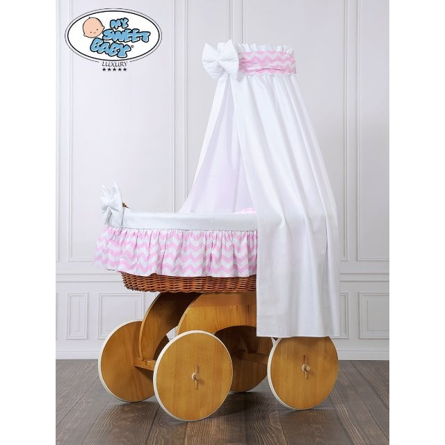 Prútený kôš pre bábätko DELUXE BELLAMY