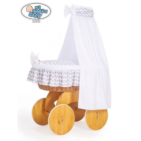 Prútený kôš pre bábätko DELUXE BELLAMY