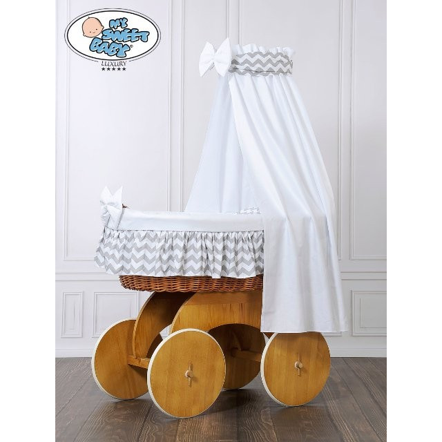 Prútený kôš pre bábätko DELUXE BELLAMY