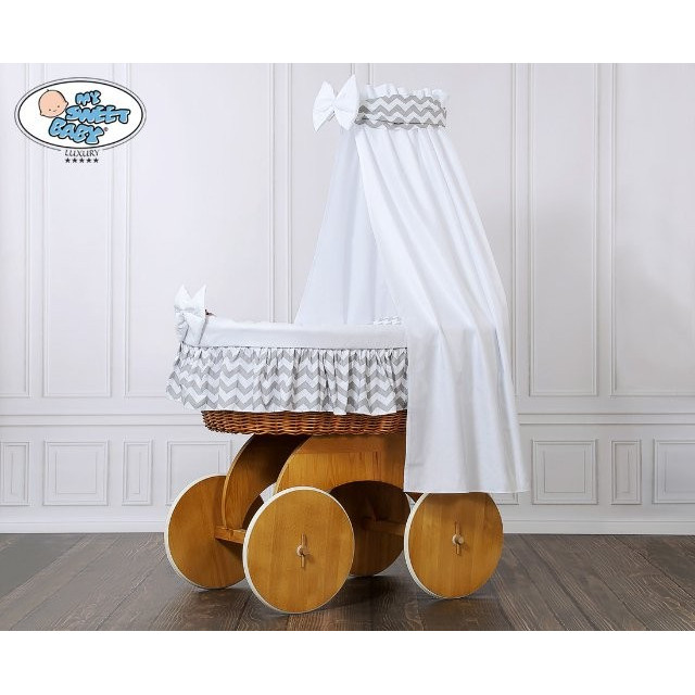 Prútený kôš pre bábätko DELUXE BELLAMY