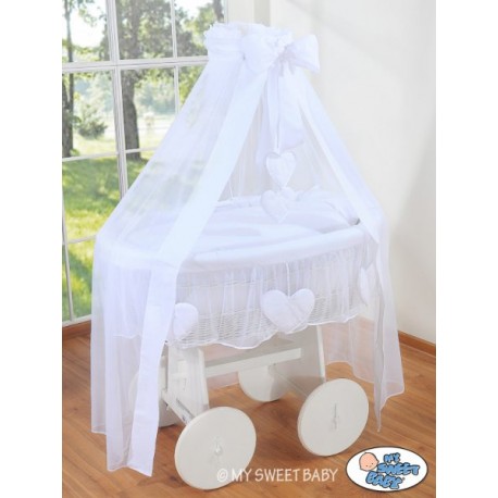 Prútený kôš pre bábätko DELUXE AMELIA