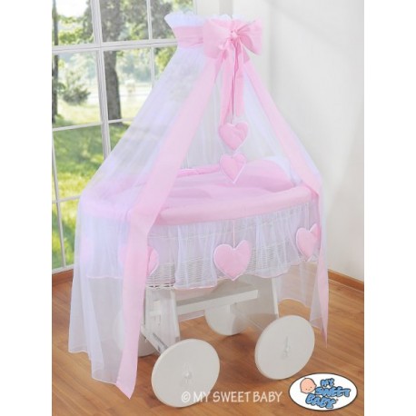 Prútený kôš pre bábätko DELUXE AMELIA