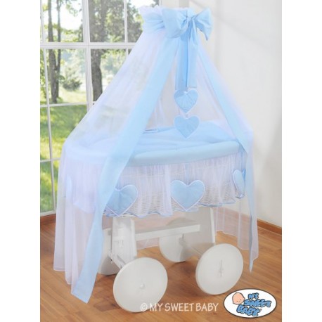 Prútený kôš pre bábätko DELUXE AMELIA