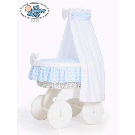 Prútený kôš pre bábätko Luxury HANNAH