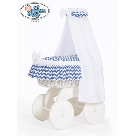 Prútený kôš pre bábätko Luxury HANNAH