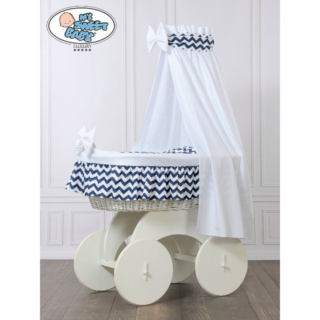 Prútený kôš pre bábätko Luxury HANNAH