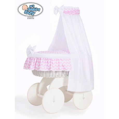 Prútený kôš pre bábätko Luxury HANNAH