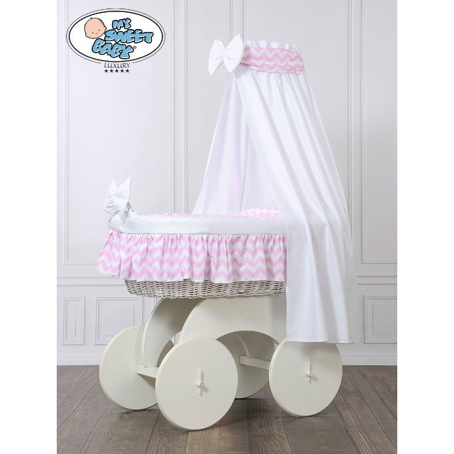 Prútený kôš pre bábätko Luxury HANNAH