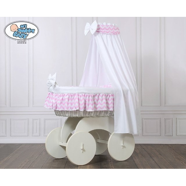 Prútený kôš pre bábätko Luxury HANNAH