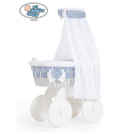 Prútený kôš pre bábätko Luxury HANNAH