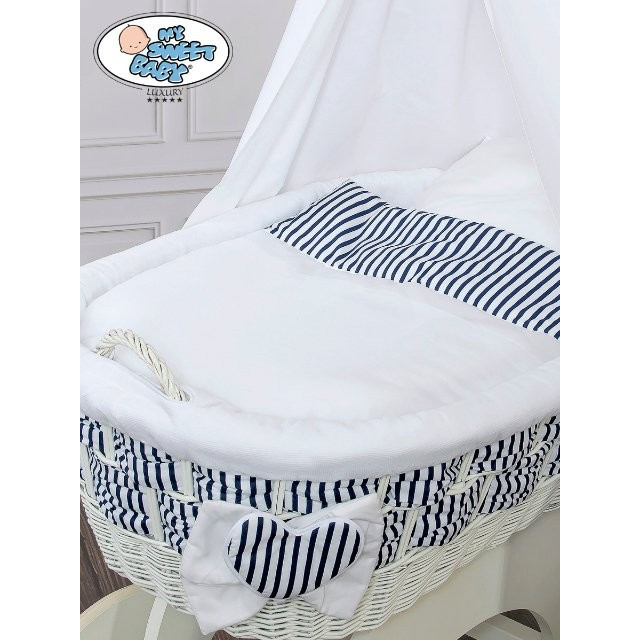 Prútený kôš pre bábätko Luxury HANNAH