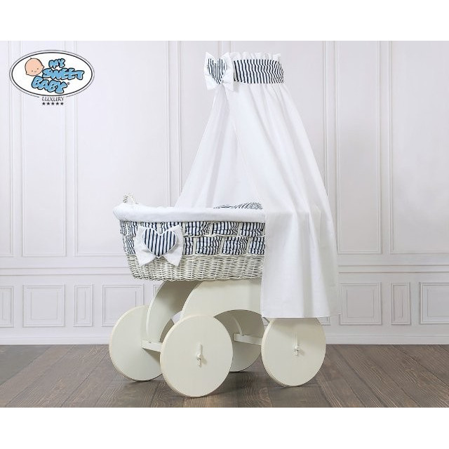 Prútený kôš pre bábätko Luxury HANNAH