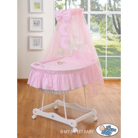 Prútený kôš pre bábätko Oslík Luky