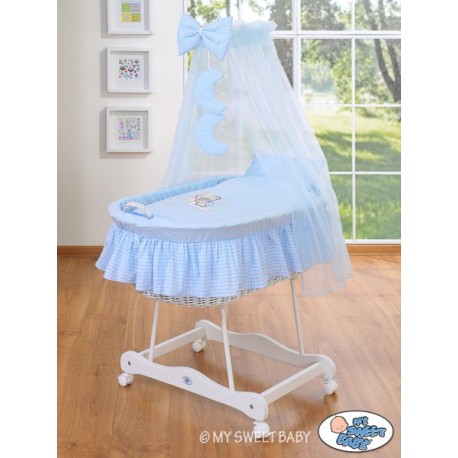 Prútený kôš pre bábätko Oslík Luky