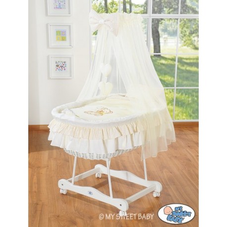 Prútený kôš pre bábätko Oslík Luky