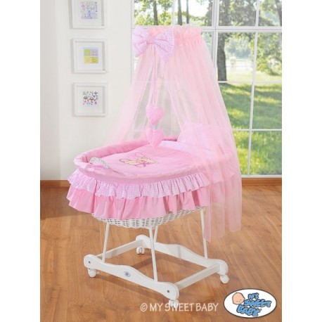 Prútený kôš pre bábätko Oslík Luky