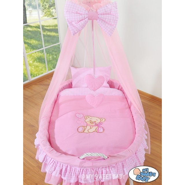 Prútený kôš pre bábätko Oslík Luky