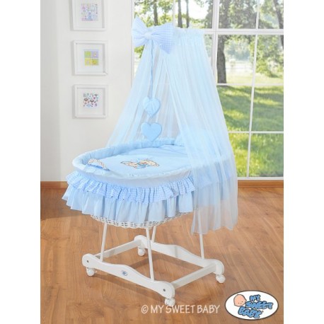 Prútený kôš pre bábätko Oslík Luky