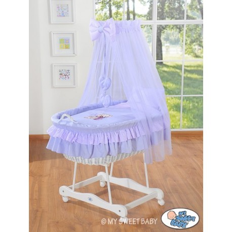 Prútený kôš pre bábätko Oslík Luky