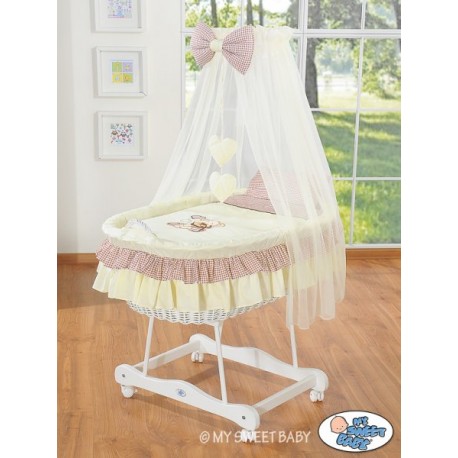 Prútený kôš pre bábätko Oslík Luky