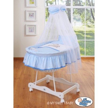 Prútený kôš pre bábätko Oslík Luky