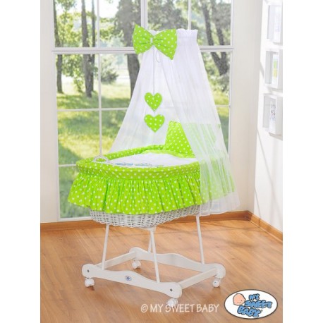 Prútený kôš pre bábätko Oslík Luky