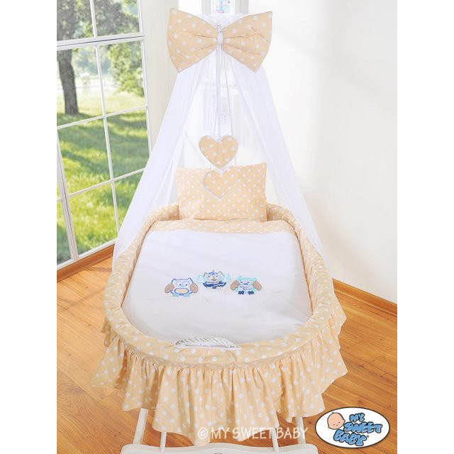 Prútený kôš pre bábätko Oslík Luky