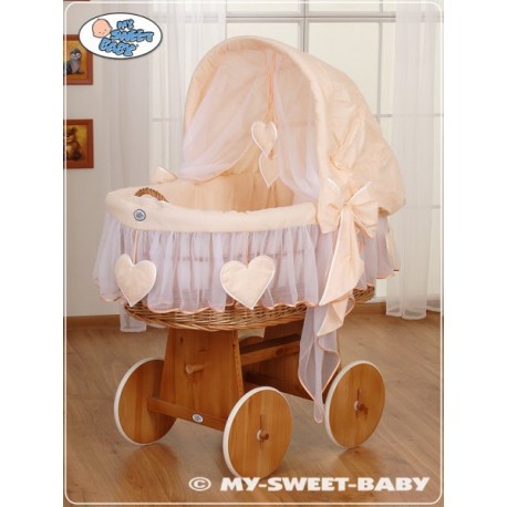 Prútený kôš Srdiečka