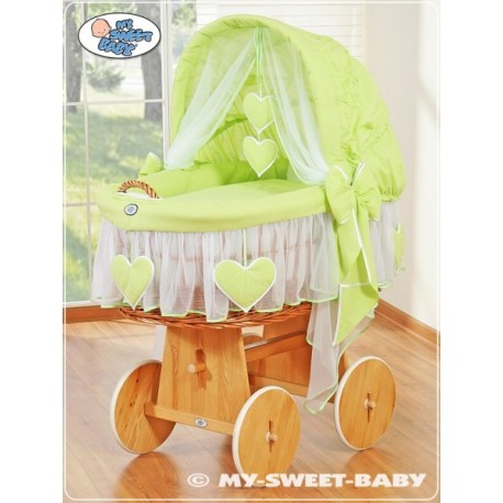 Prútený kôš Srdiečka