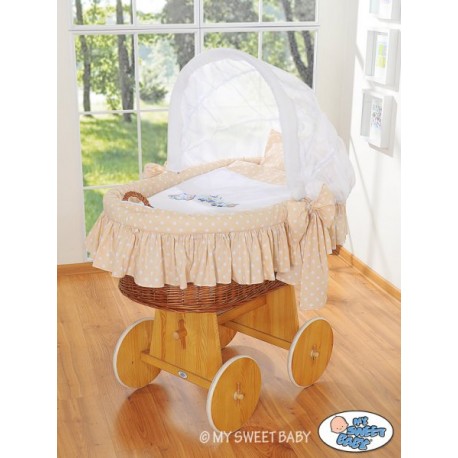 Prútený kôš Srdiečka