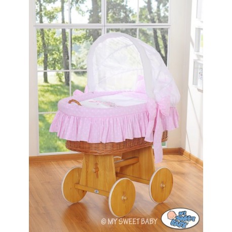 Prútený kôš Srdiečka