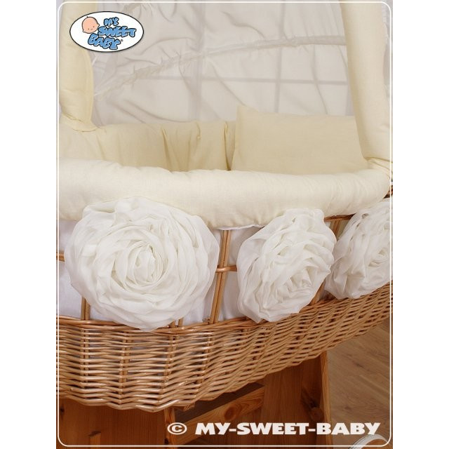 Prútený kôš MY SWEET BABY Ružičky