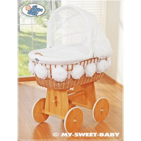 Prútený kôš MY SWEET BABY Ružičky